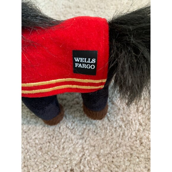 Wells Fargo Plush Horse With Red Jacket - 10" Tall Collectible Plush With Tag - Picture 7 of 9